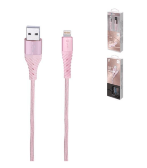 Cable de carga para Iphone trenzado de aluminio 1M